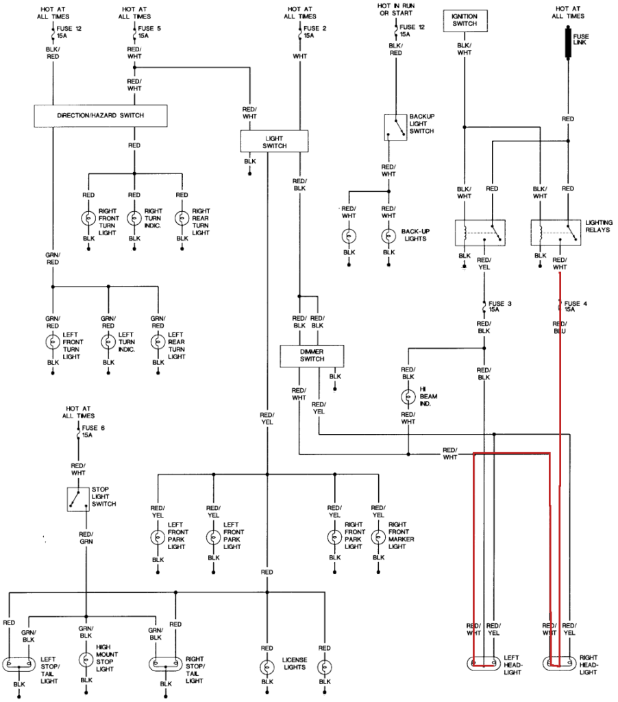 Headlights wiring issue | Original Subaru Justy Forum